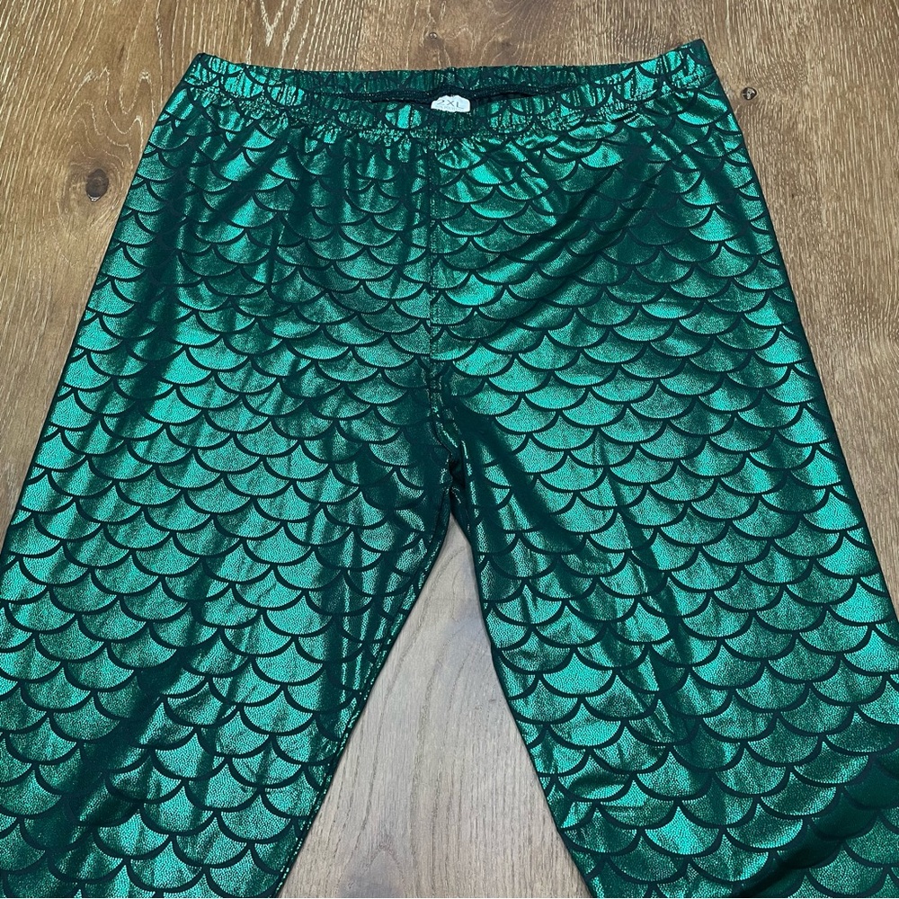 Plus Size Mermaid Leggings
